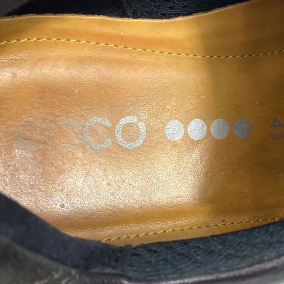 Ecco Premier - Men\'s Sz EU 43(US 9.5) Dark Brown Leather - Spikeless Golf Shoes main image 12